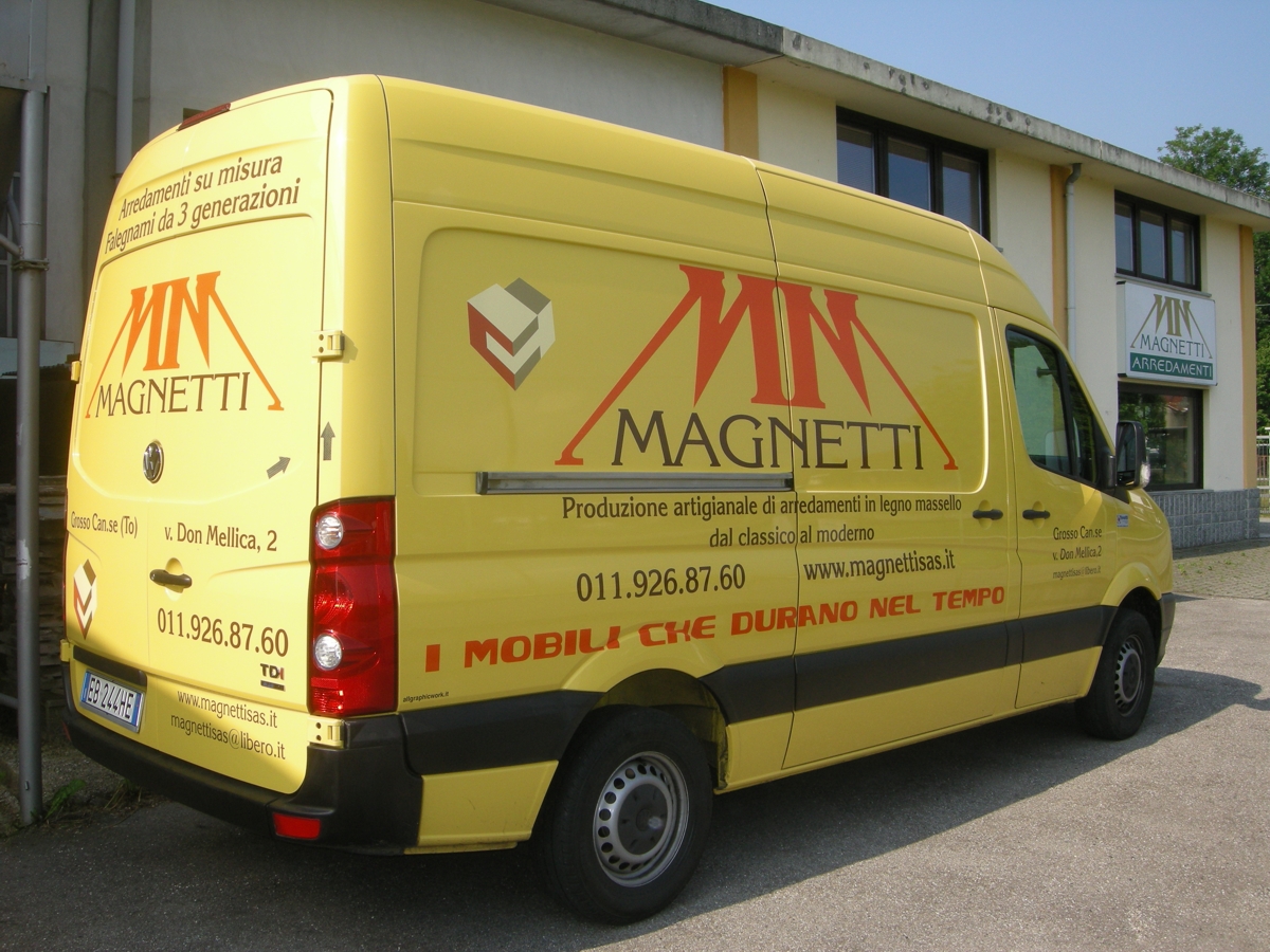 Furgone Magnetti mobili